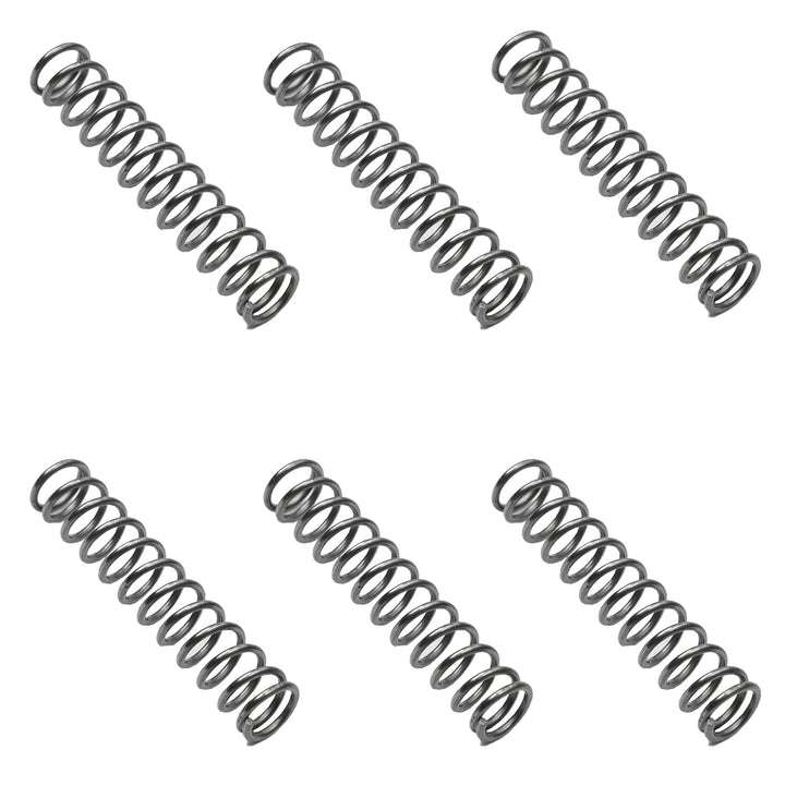 Compressed Spring,Spring Steel Small Coiled Extension Spring for Ball Pen Wire Dia 1mm OD 8mm Length 40mm 20Pcs