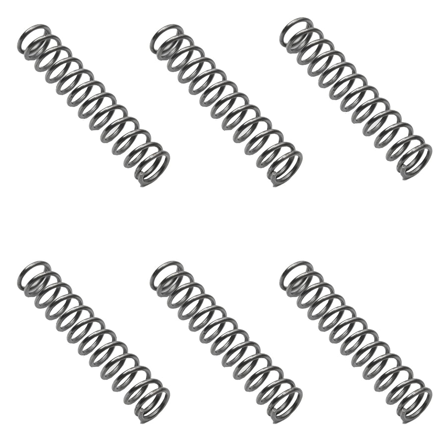 Compressed Spring,Spring Steel Small Coiled Extension Spring for Ball Pen Wire Dia 1mm OD 8mm Length 40mm 20Pcs