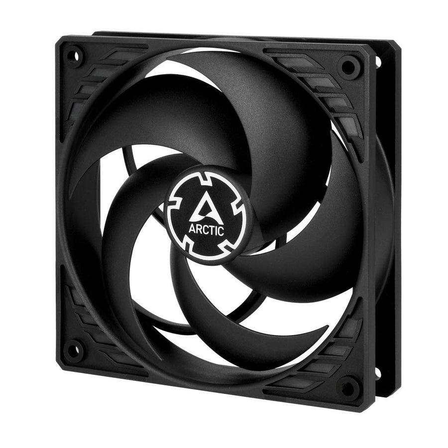 P12 Silent - PC Fan, 120mm Case Fan, Pressure-optimised, Very Quiet Motor, Computer, Fan Speed: 1050 RPM - Black