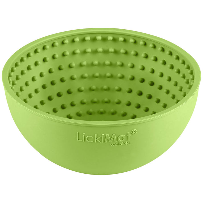 LickiMat Wobble, Dog Slow Feeder Bowl Lick Mat, Boredom Anxiety Reducer; Perfect for Food, Treats, Yogurt, or Peanut Butter. Fun Alternative to a Slow Feed Dog Bowl, Turquoise