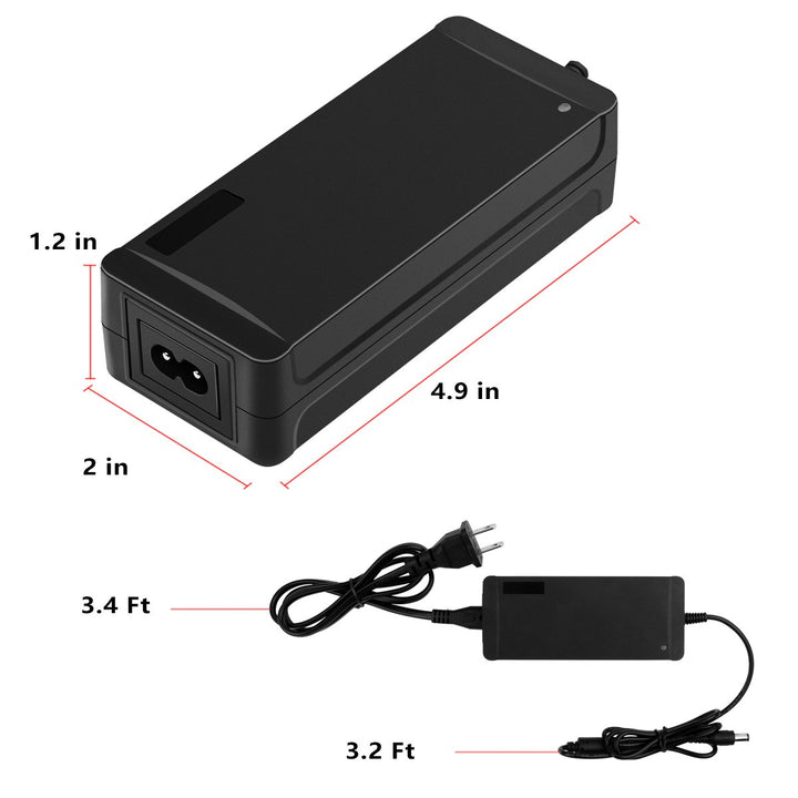 SUPERNIGHT 100V - 240V to DC 12V 5A Switching Power Supply Adapter Converter for LED Strip Lights