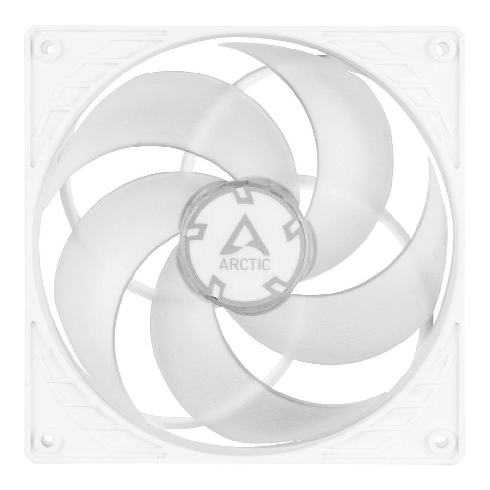 P14 PWM - PC Fan, 140mm Case Fan with PWM, Pressure-optimised, Quiet Motor, Computer, Fan Speed: 200–1700 RPM - White/Transparent