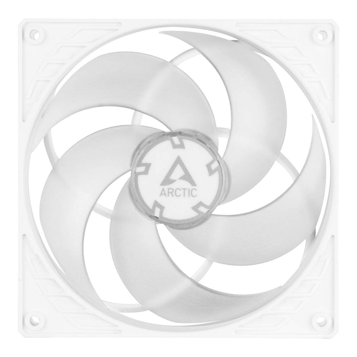 P14 PWM - PC Fan, 140mm Case Fan with PWM, Pressure-optimised, Quiet Motor, Computer, Fan Speed: 200–1700 RPM - White/Transparent