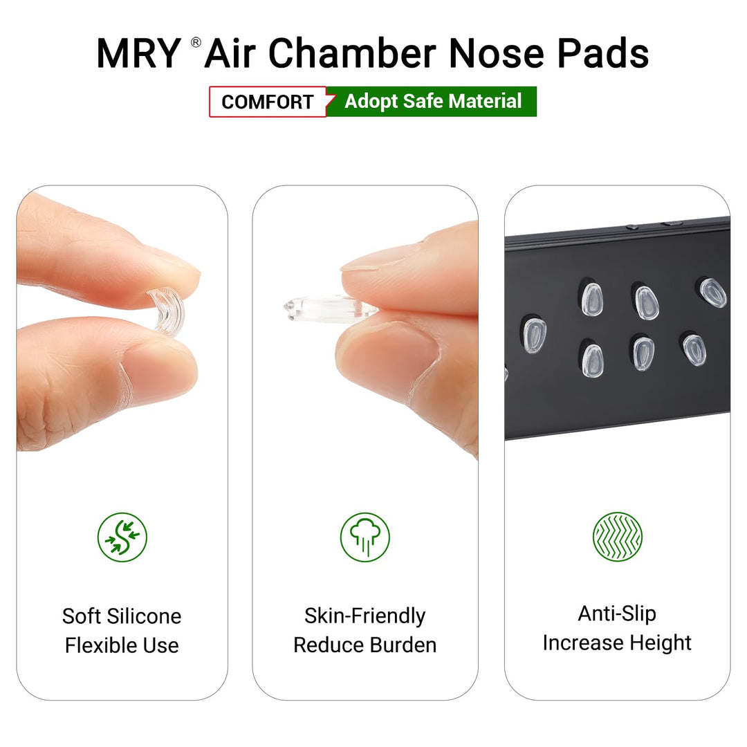 Replacement Nose Pieces Nose Pads for Oakley Holbrook Metal Sunglass Clear