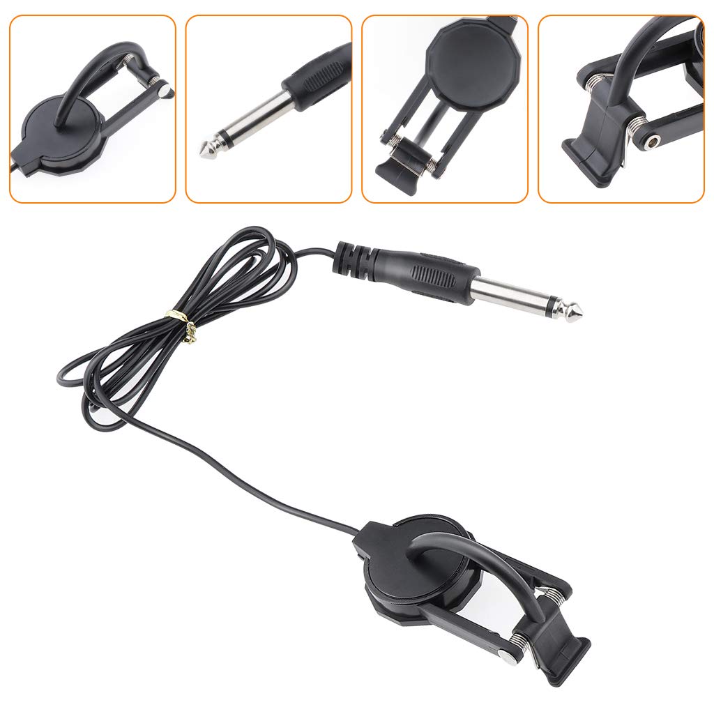 Violin Pickup WCP-60V Clip-on Pickup for Violin with 1/4 Jack 2.5M Professional Violin Pickup