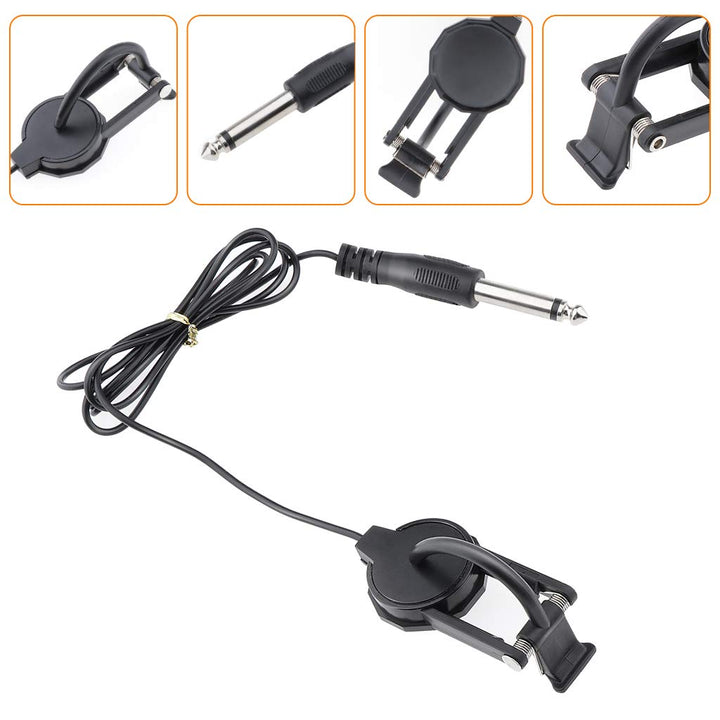 Violin Pickup WCP-60V Clip-on Pickup for Violin with 1/4 Jack 2.5M Professional Violin Pickup