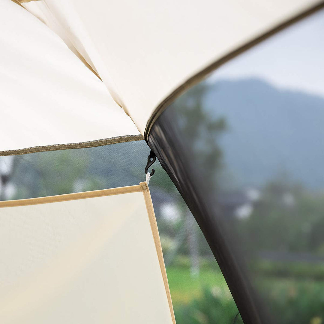 Sun Shade Sail Canopy Covers UV Block for Outdoor Backyard Screen House & Bubble Tent, Oxford Fabric, 38x50x57, Pack of 3