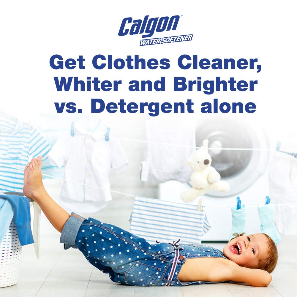 Liquid Water Softener, 32 FL Oz Bottle, Laundry Detergent Booster, Brighter Clothes (Pack of 3)