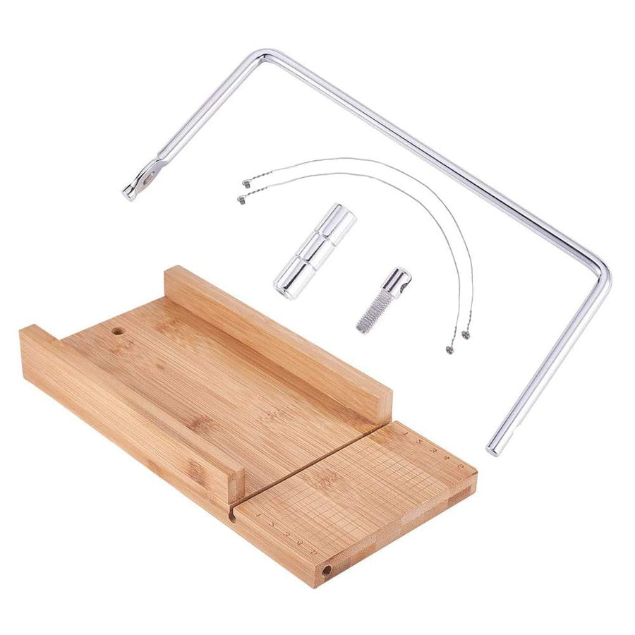 Wood Soap Cutter Mold Beveler Planer Wire Soap Cutter Slicer Wire Cheese Slicer Cheese Cutters with Size Scale for Handmade Candles Trimming DIY Cutting Making Tool