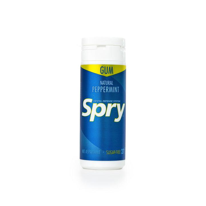, Spry Natural Chewing Gum, Peppermint , 30 Count (32.5 g)