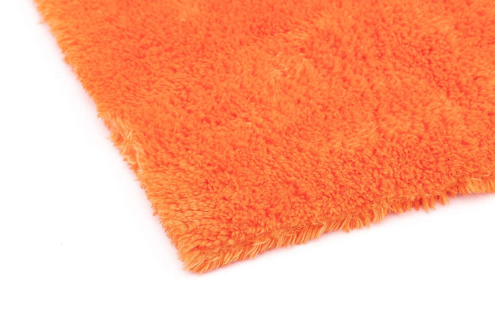 - Eagle Edgeless 500 (4-Pack) Professional Korean 70/30 Blend Super Plush Microfiber Detailing Towels, 500GSM, 16in x 16in, Orange