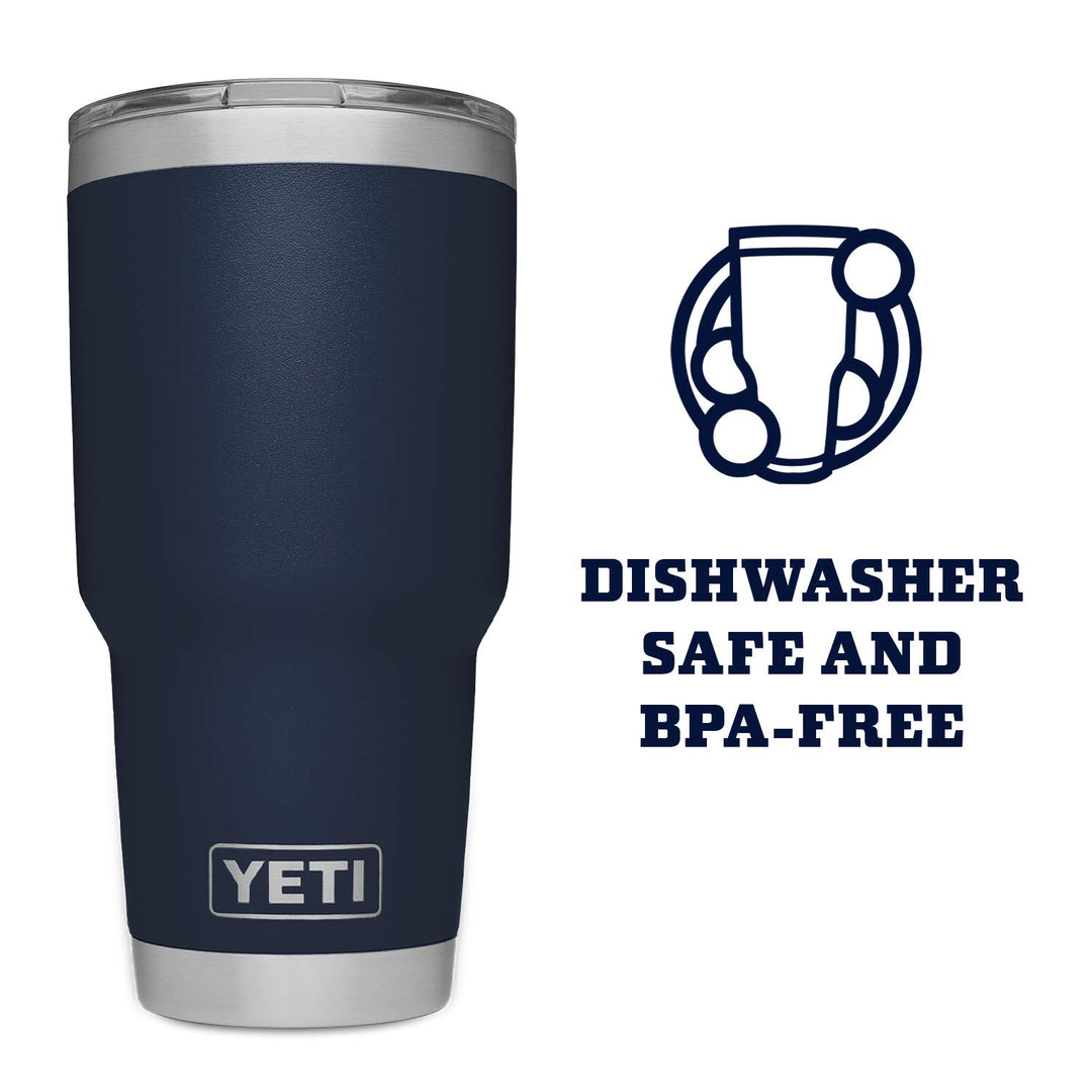 Rambler 30 oz Stainless Steel Vacuum Insulated Tumbler w/MagSlider Lid, Navy