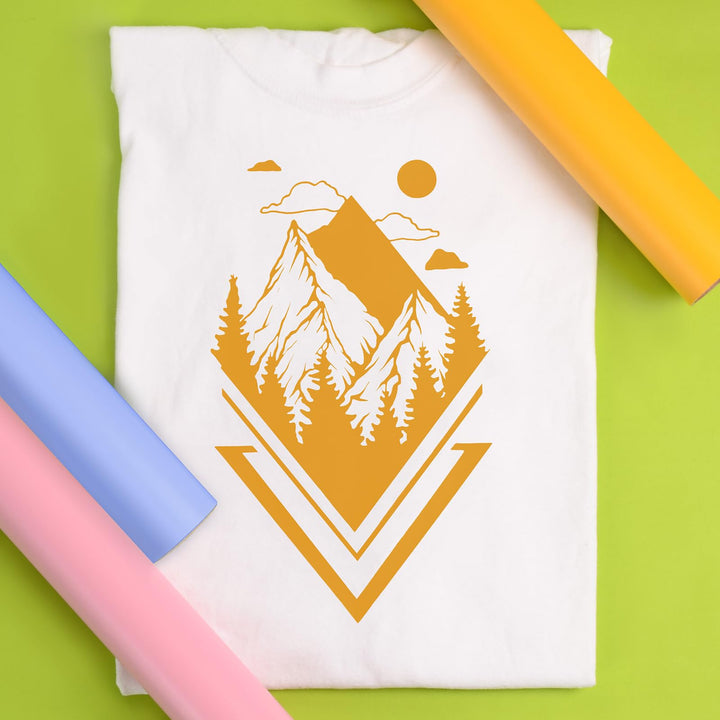 EasyWeed Heat Transfer Vinyl 11.8 x 5ft Roll (Mustard) - Compatible with , Cricut, Silhouette and Other Craft/Professional Cutters - CPSIA Certified