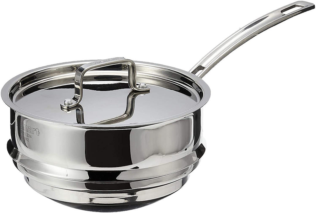 MCP111-20N MultiClad Pro Stainless Skillet, 20-cm, Universal Double Boiler w/Cover