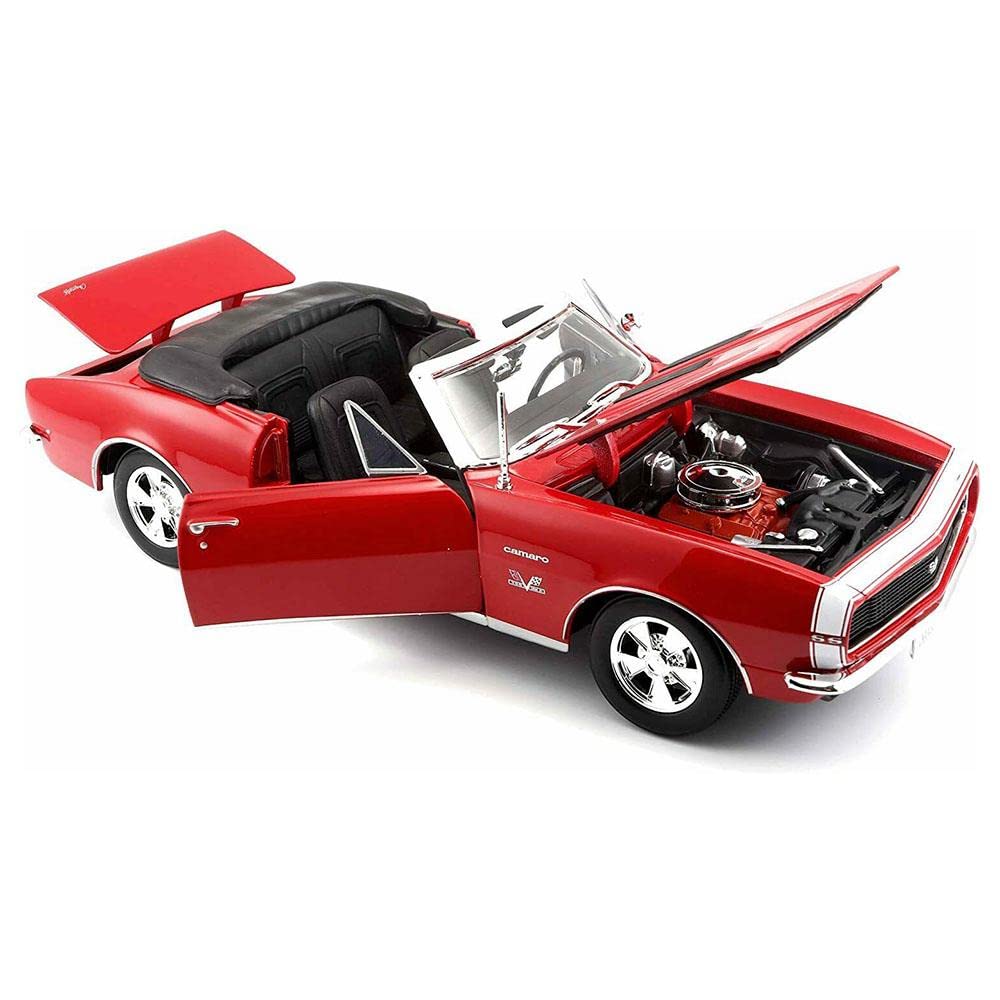 1967 Chevrolet Camaro SS 396 Convertible Turquoise 1/18 Diecast Model Car