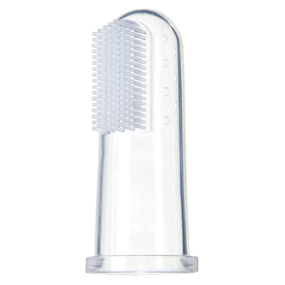 Baby Buddy Finger Toothbrush Stage 2 for Babies/Toddlers, Kids Love Them, Clear