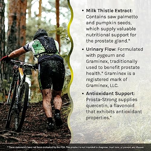 Prosta-Strong - Prostate Health Support with Saw Palmetto, Lycopene, Pumpkin Seed & More - 90 Liquid Softgels