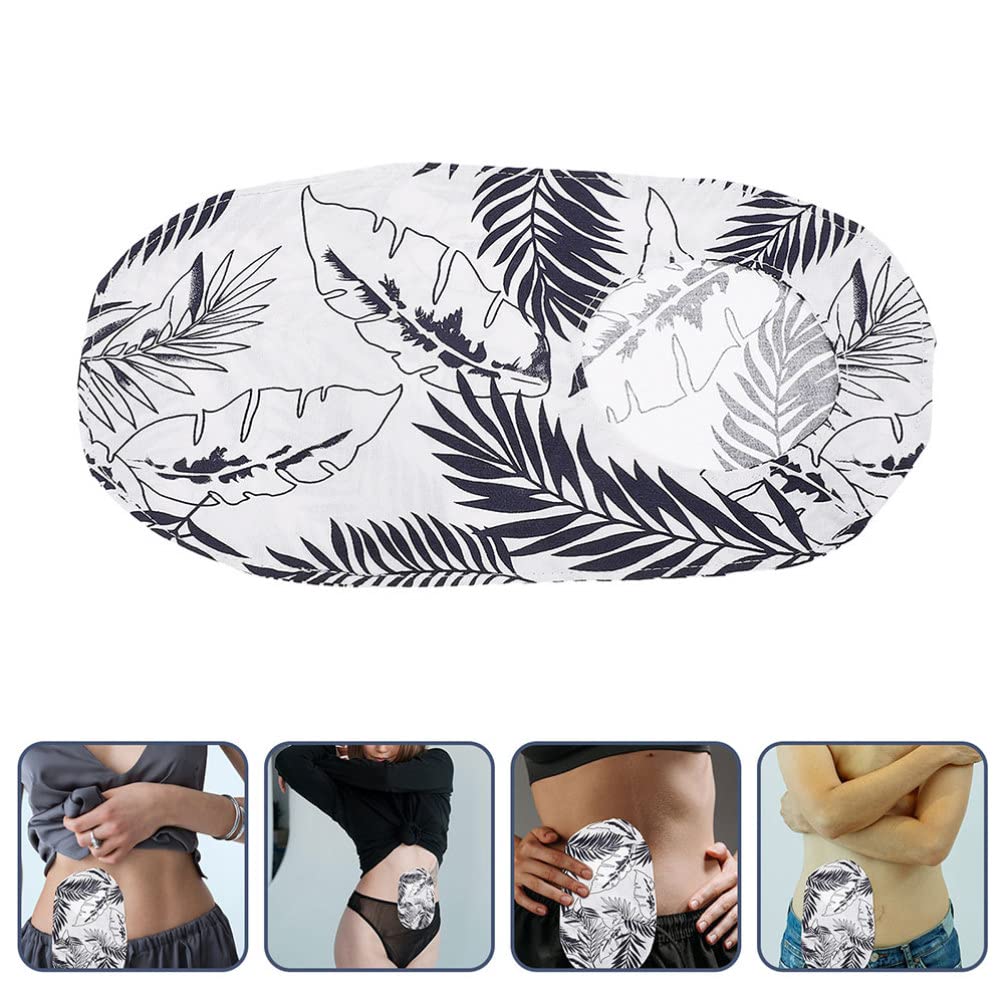 2pcs Ostomy Bag Cover Lightweight Floral Colostomy Bag Protector Flower One- Piece Colostomy Pouch Cover Sleeve