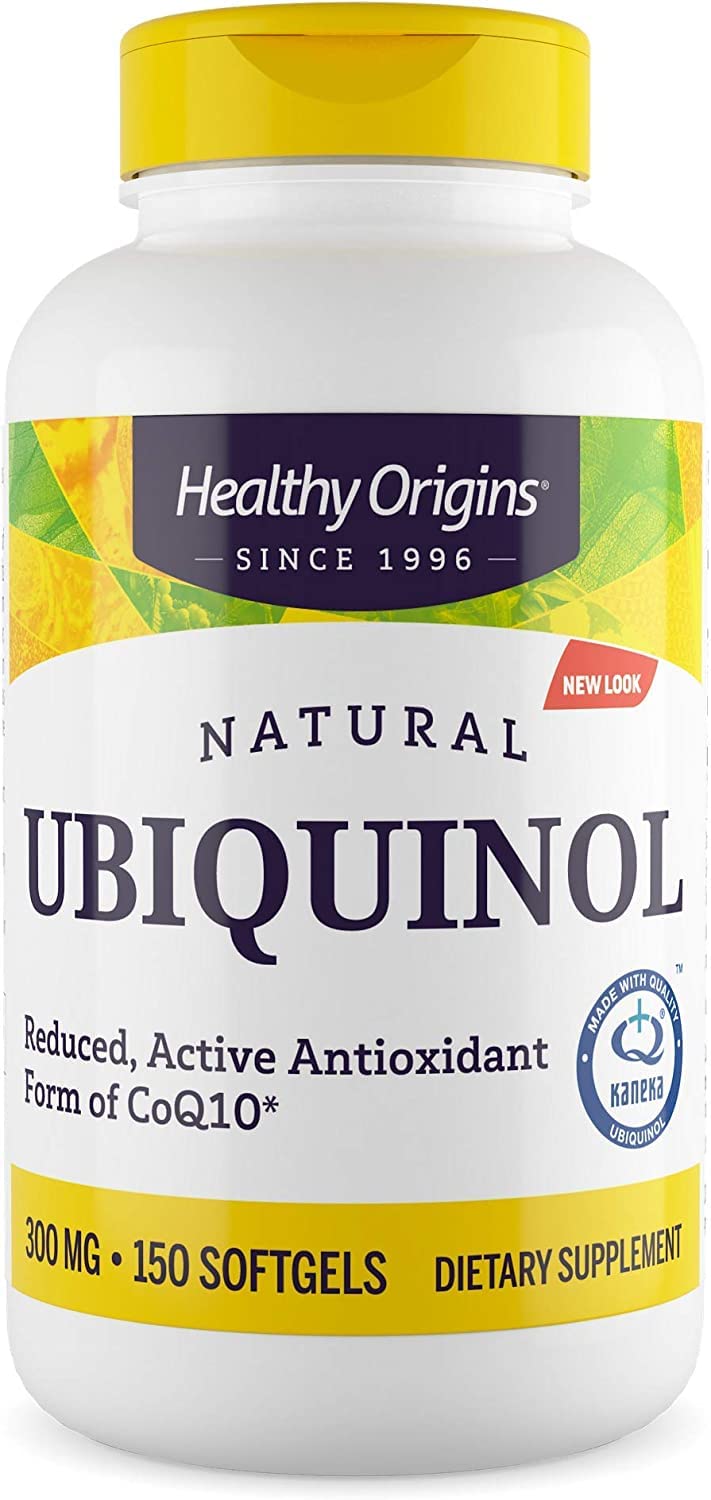 Ubiquinol (Active Form of CoQ10), 300 mg - Activated Form of CoQ10 - Kaneka Ubiquinol Supplements for Heart Health & Antioxidant Support - Gluten-Free & Non-GMO - 150 Softgels