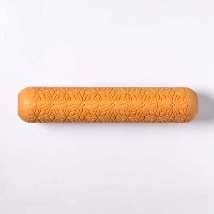 Wood Big Hand Rollers for Clay (BHR-85 Beautiful Symmetry Fine Line)