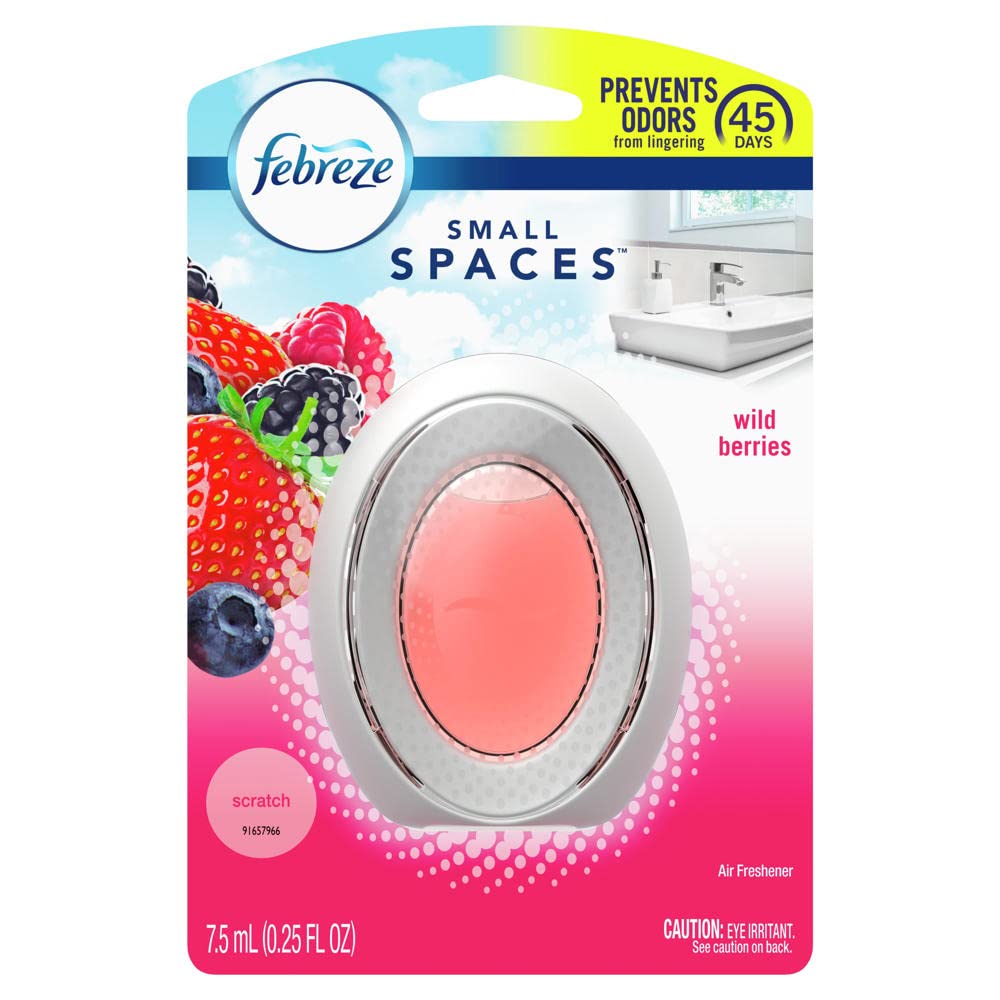 Small Spaces Air Freshener, Wild Berries, Odor Fighter for Strong Odors (1 Count)