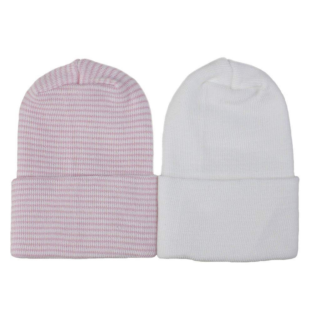 Baby Boy Girls Newborn Hospital Hat Caps with Bow