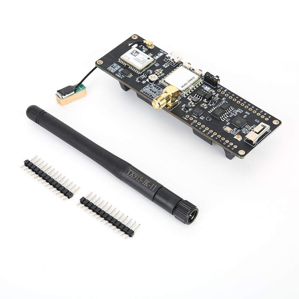 ESP32 915Mhz WiFi GPS Module, TTGO T-Beam Development Board, 4MB Flash, Bluetooth, NEO-6M Global Positioning System