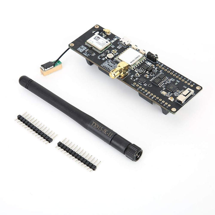 ESP32 915Mhz WiFi GPS Module, TTGO T-Beam Development Board, 4MB Flash, Bluetooth, NEO-6M Global Positioning System