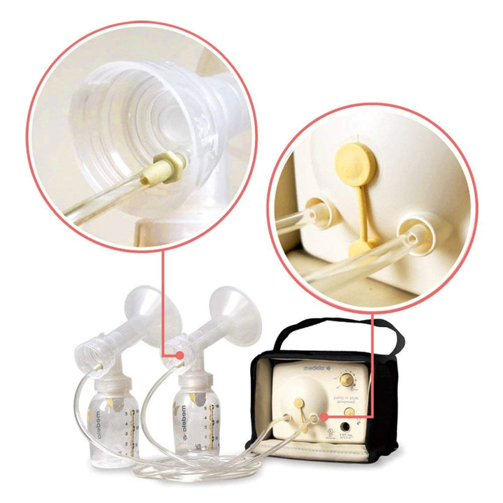 Extra Long Replacement Tubing for Medela Pump in Style and New Pump in Style Advanced Breast Pump - BPA Free, (1 Retail Package Contain 2 Tubes), 54 Inches Long