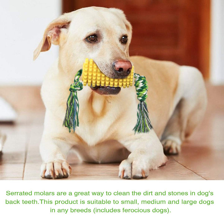 Dog Chew Toys, Puppy Toothbrush Clean Teeth Interactive Corn Toys, Dog Toys Aggressive Chewers Meduium Large Breed