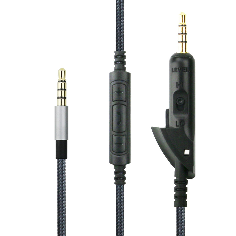 Replacement Cable Compatible with Bose QuietComfort 15, QC15 Headphones, Remote Volume Control Mic Compatible with Samsung Galaxy Android Phone