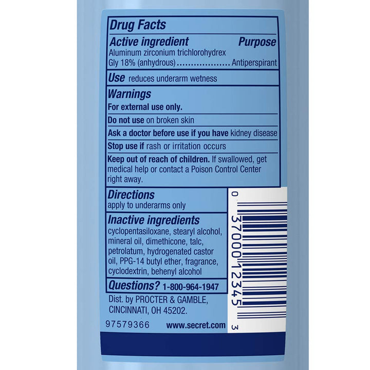 Invisible Solid A/P Deodorant Unscented 2.6 Oz. (Pack Of 2)