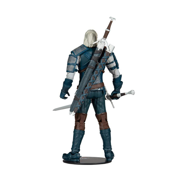 The Witcher Geralt of Rivia (Viper Armor: Teal) 7 Action Figure with Accessories