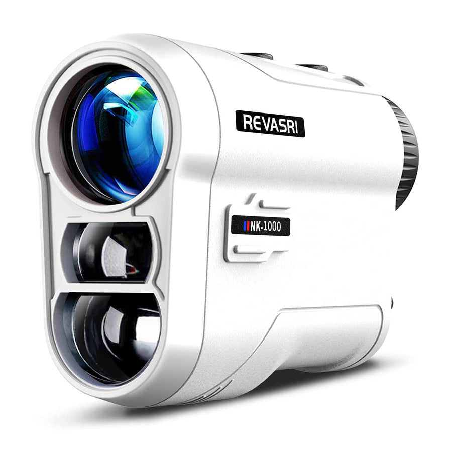 Golf Rangefinder with Slope and Pin Lock Vibration, External Slope Switch for Golf Tournament Legal, Rangefinders with Rechargeable Battery 1000YDS Laser Range Finder