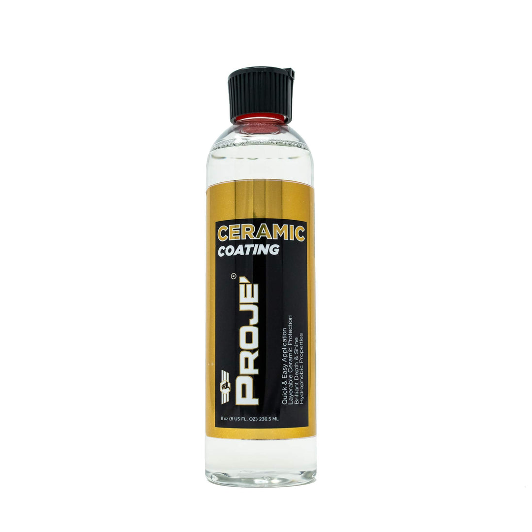 Proje Ceramic Coating - 12+ Month Durability - Easy to Apply - High Gloss - Anti Scratch - Safe on All Surfaces - Hydrophobic SiO2 Top Coat For Cars, Trucks, RVs, and More - 16 fl oz