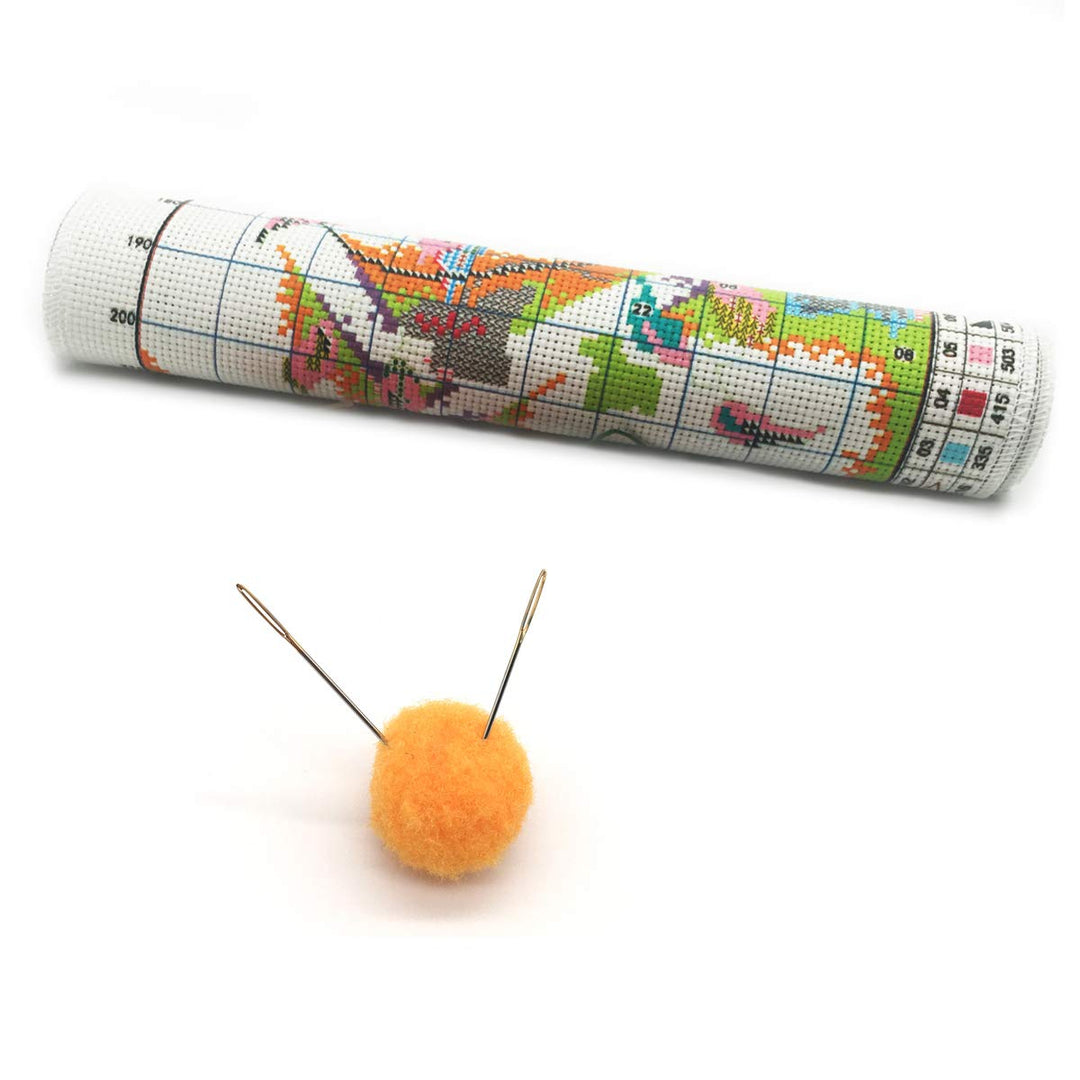 Cross Stitch Kits for Adults,Punch Needle Kit Full Range of Cross Stitching Embroidery Kit Stamped Beginners for DIY 11CT 3 Strands -13×15.4(inch)