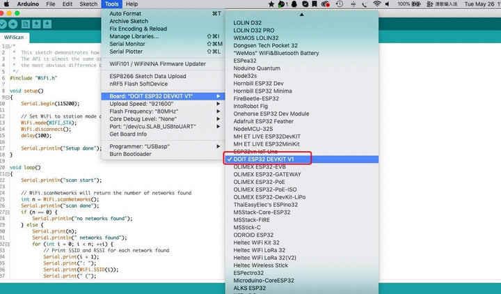 ESP32 DEVKIT ESP32-WROOM-32 Development Board ESP32 ESP-32S 2.4GHz WiFi+BT BLE Dual-core Dev Module CP2102 for Arduino DOIT