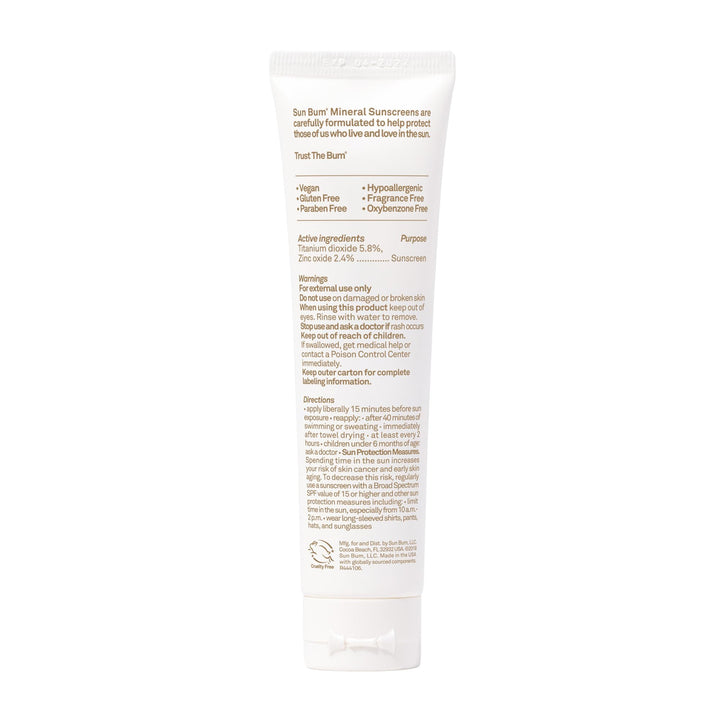 Mineral SPF 30 Tinted Face Sunscreen | Matte Primer| Broad Spectrum Moisturizing Sunblock with Vitamin E |Hawaii 104 Act Compliant (Octinoxate & Oxybenzone Free) | Travel Friendly 1.7 oz