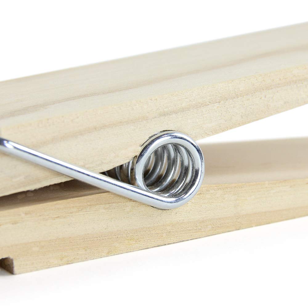 Big Clothes Pin, 1 PC Large Clothes Clip, 9 Inch Wooden Giant Clothespin, Natural Wood Jumbo Clothespin for DIY Crafts, Wedding and Bathroom Decoration