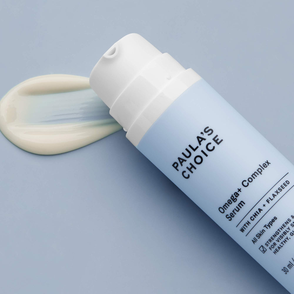 Omega+ Complex Serum with Hyaluronic Acid, Fatty Acids & Ceramides, Lightweight Hydration for Fine Lines & Wrinkles and Dryness, Fragrance-Free & Paraben-Free, 1 Fl Oz
