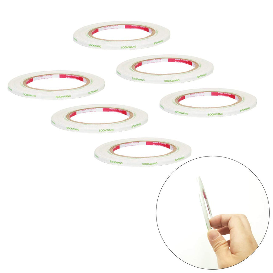 Double Sided Adhesive Tape (scor-Tape) for Craft 3mm25m-6pcs