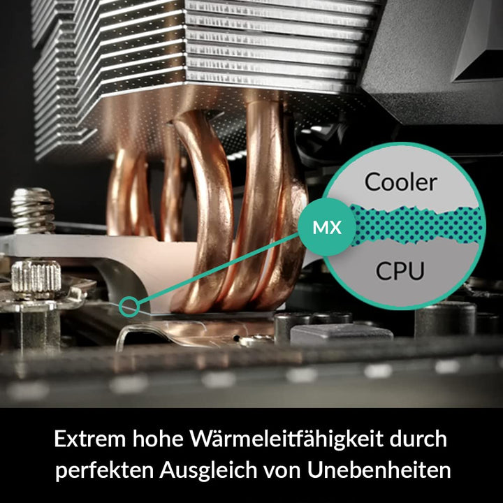 MX-4 (incl. Spatula, 8 g) - Premium Performance Thermal Paste for All Processors (CPU, GPU - PC), Very high Thermal Conductivity, Long Durability, Safe Application