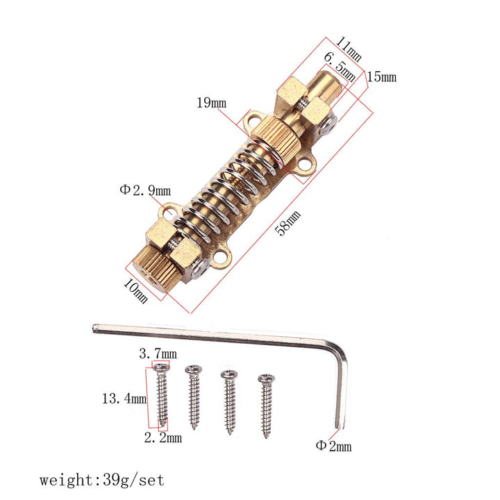 Brass Tremolo Stabilizer Guitar Tremolo Stopper Stabilizing Device Kit for Fender Electric Guitars Accessories