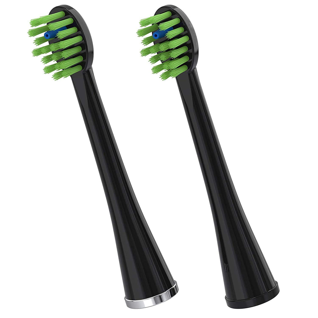 Sonic-Fusion Replacement Flossing Brush Heads, Black/Chrome