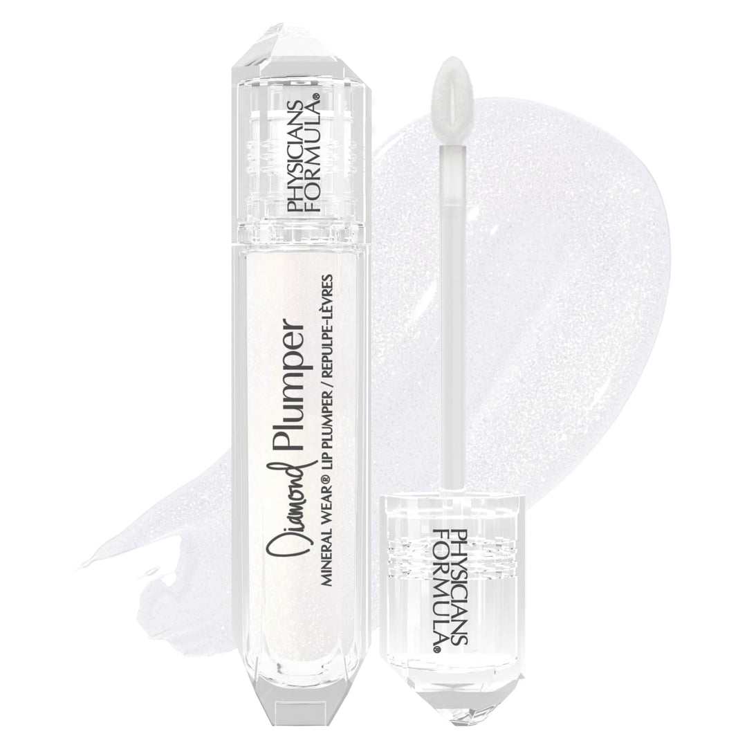 Mineral Wear Diamond Lip Plumper Gloss, Dermatologist Tested, Diamond Marquise