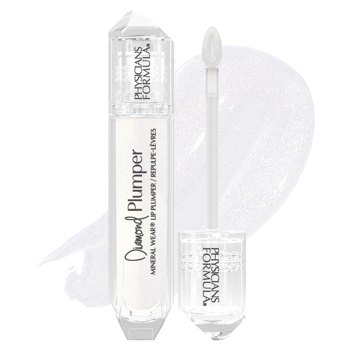 Mineral Wear Diamond Lip Plumper Gloss, Dermatologist Tested, Diamond Marquise