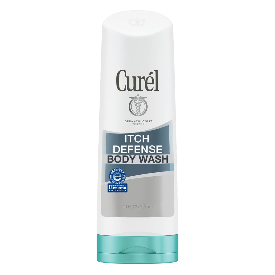 Itch Defense Calming Daily Cleanser, Body Wash, Soap-free Formula, for Dry, Itchy Skin, 10 oz, with Hydrating Jojoba and Olive Oil