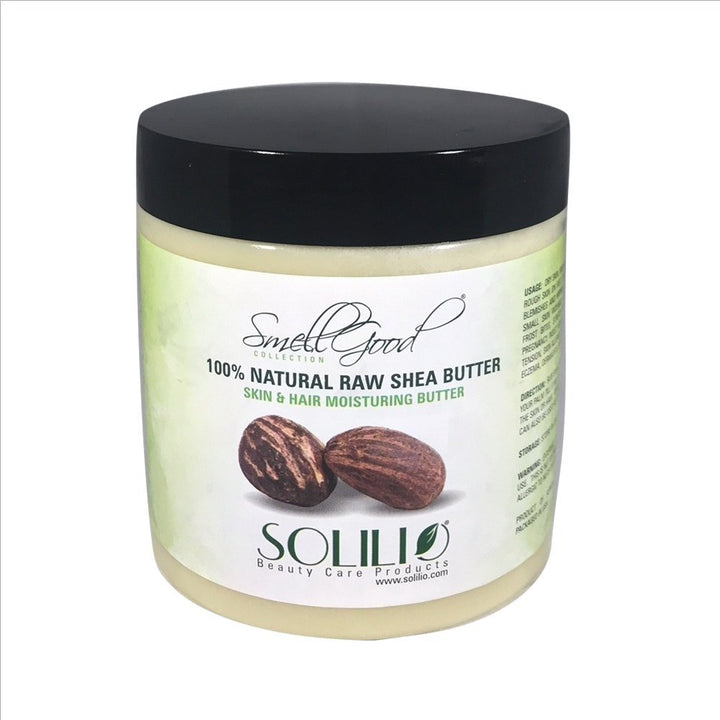 - Pure Unrefined Shea Butter, totally natural and organic, ivory color, packed in 8OZ Jar, 1 Unit