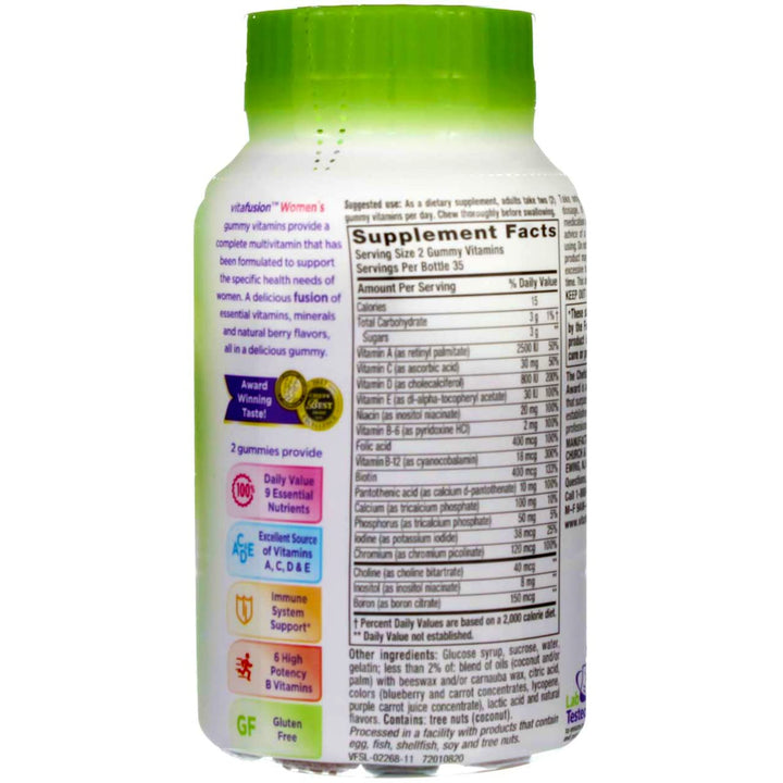 Women's Complete Multivitamin Gummies, Natural Berry, 70 Ct (4 Pack) (Bundle)