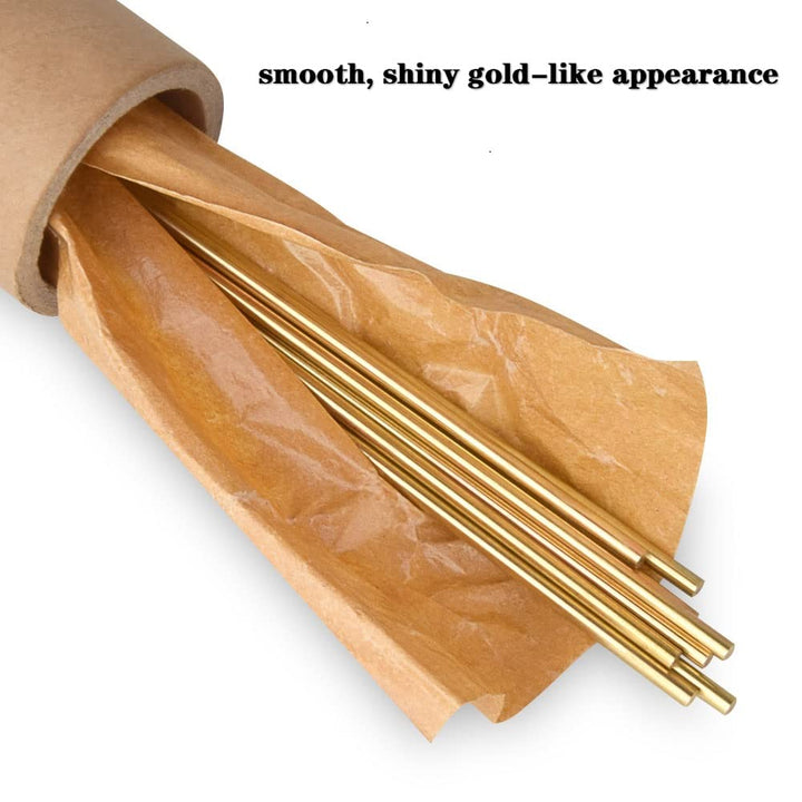 15 PCS 2 mm /5/64 Brass Rods Brass Round Stock Lathe Bar Stock Kit Round Brass Stock Solid Brass Rods 5/64 Inch in Diameter 12 Inch in Length,C27400